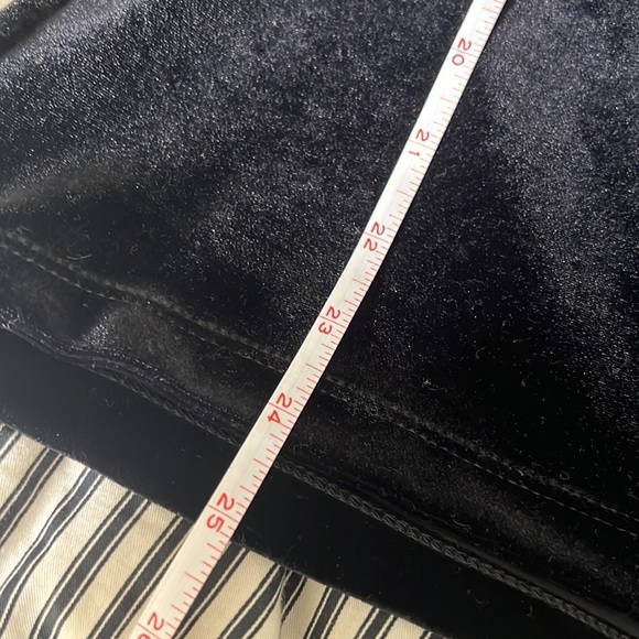 Ann Taylor Black Velveteen Top. Large. - Picture 5 of 5